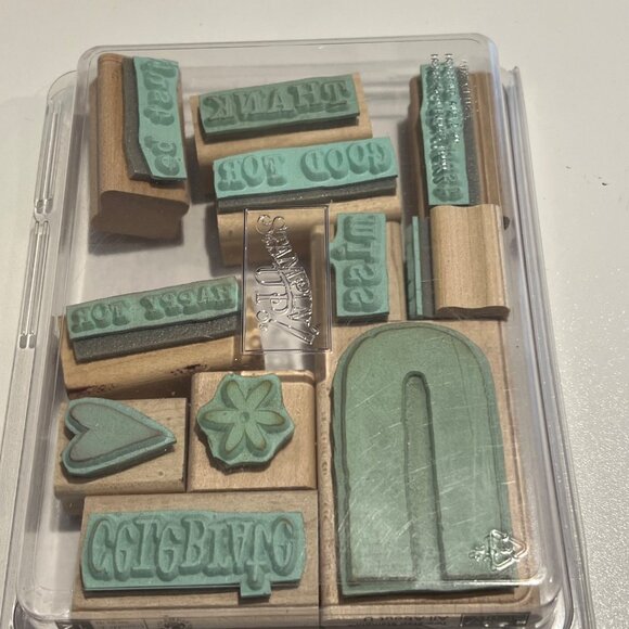 Stampin Up! Two-Step Stampin All About U Rubber Stamp Set - Picture 2 of 3